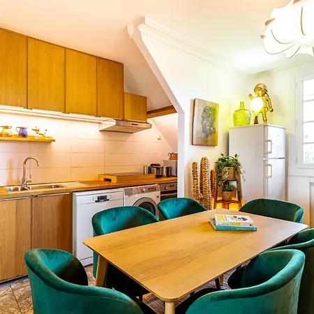 Art & Curiosity Cabinet Style Appartement With Paris View, Villa Des Ammonites Meudon Exterior photo